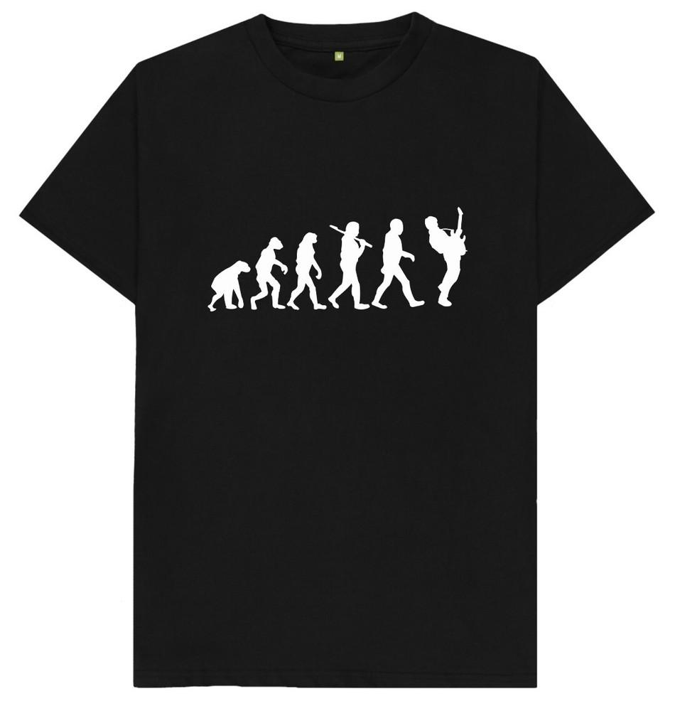 Evolution Of Guitars Rock Music Guitar Heavy Metal T Shirt