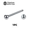 G23 Titanium Labret Piercings Stud Lip Rings Eyebrow Rings Cartilage Helix Tragus Piercing Horseshoe Ring Body Jewelry 16G