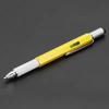 Monking 7 In 1 Multifunctional Pen Touch Screen Stylus Capacitive Pen with Screwdriver Ruler Levelgauge Ballpoint Pencil Tool