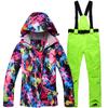 New Ski Suit Women's Snow Township Large Size Set Breathable Heat Storage Warm Single and Double Ski Suit