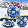 120cm Snow Tube, 2-Seater, Cold-Resistant (-25°C), Heavy-Duty 0.8mm PVC, 250kg Capacity, Leak-Resistant, Reinforced Handle, Foldable, Snow Sled,