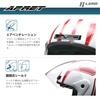 LEAD Motorcycle Jet Helmet APRET White Free Size than (Less 57-60cm)