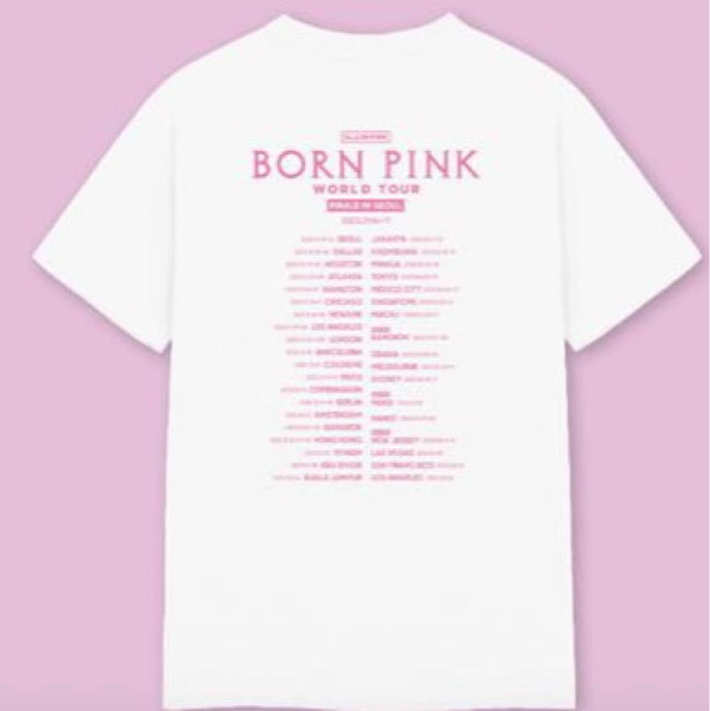 [USED] BLACKPINK T-SHIRT_TYPE 2 White Medium T-shirt