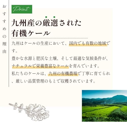 Grace of Nature Organic Kale Powder Domestic Kyushu Organic Powder Organic JAS Certified 100g