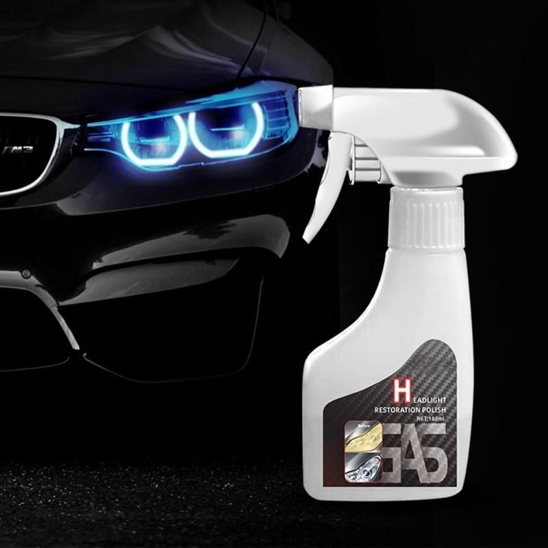 Car Headlight Polishing Agent Scratch Remover Repair Headlight Renewal Liquid Headlight Restoration Car Detailing