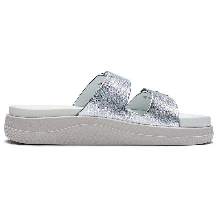 Li Ning Clap EVA Slide Slippers Women's Silver AGAS004-2