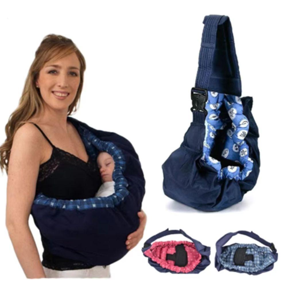One Shoulder Baby Sling Carrier Adjustable Infant Kangaroo Bag Safety Baby Carrier Swaddle Outdoor