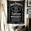 Jack Daniel'S Old No Brand Tennessee Sour Mash Whiskey Jack Daniel Distillery Lynchburg Tenn Usa Tapestry Background Cloth Wallmounted