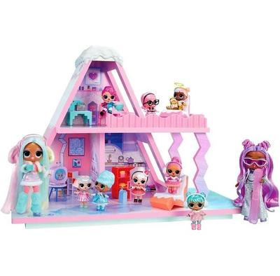 MGA LOL Surprise Winter Snow Chalet Dollhouse