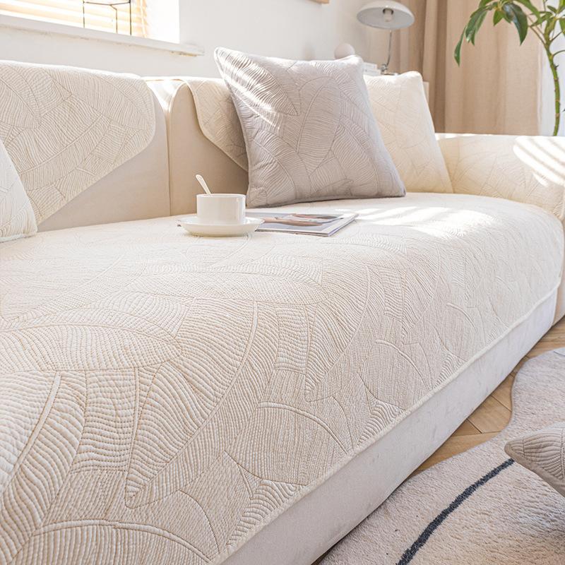 Winter Cotton Double-Sided Sofa Cushion Four Seasons Universal Non-Slip Fabric Cushion Simple Nordic Back Towel