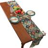 Table Runner Vintage Colored Jacquard Diamond Shaped Geometric Tassel Tea Flag Dining Flag Long Strip Thickened