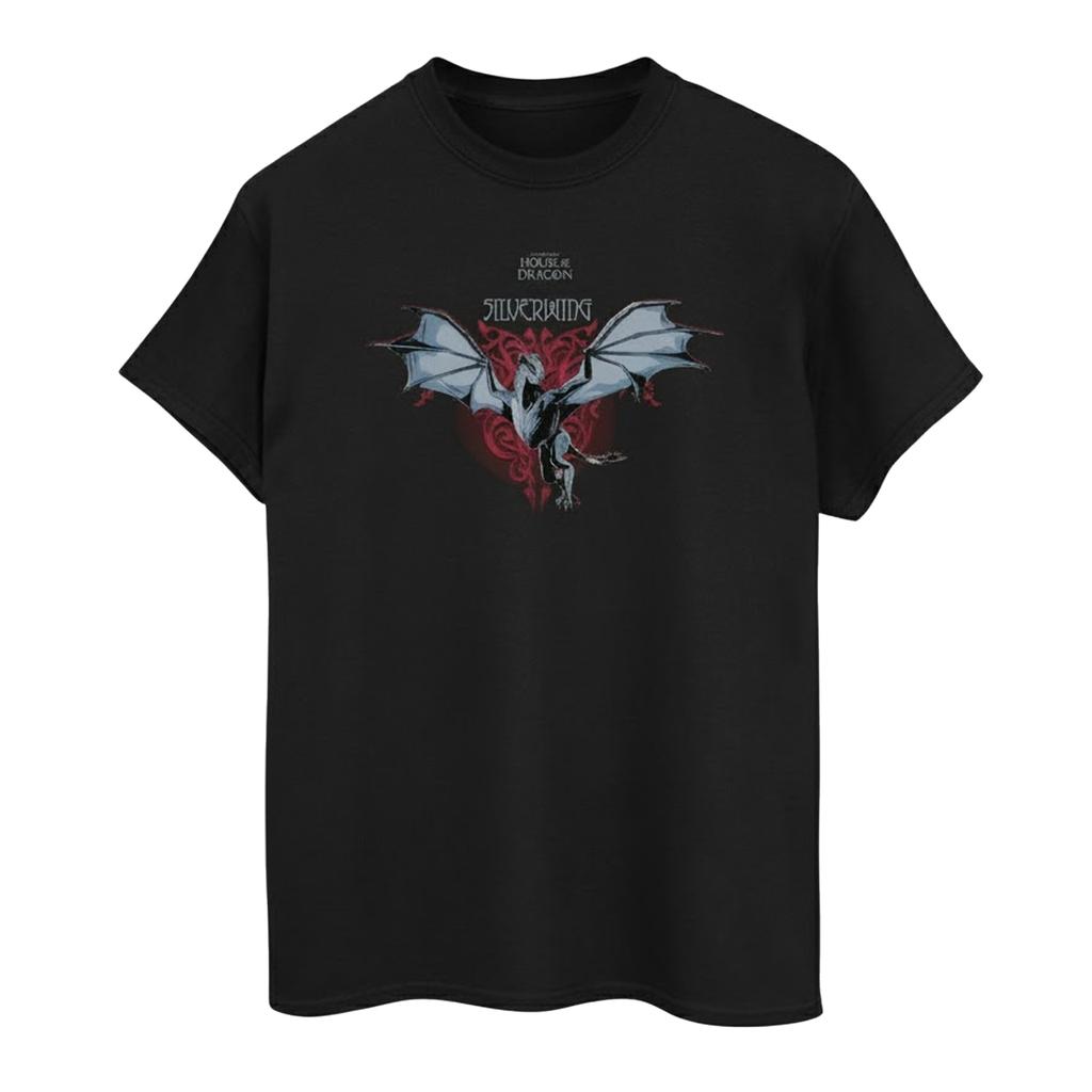 House Of The Dragon Womens/Ladies Silverwing Dragon Cotton T-Shirt