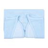 Elderly Waterproof Bib Adult Mealtime Saliva Towel Dining Apron Clothes Protector Light Blue L