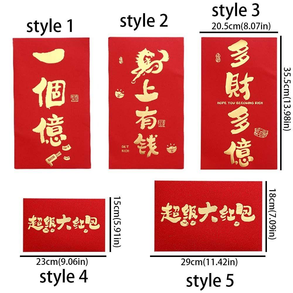 Traditional Bronzing Year of Horse Red Envelopes Horse Theme Money Envelope Festival Gifting
