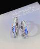 Light Year Luminous Sterling Silver Couple Rings - Exquisite Open Design