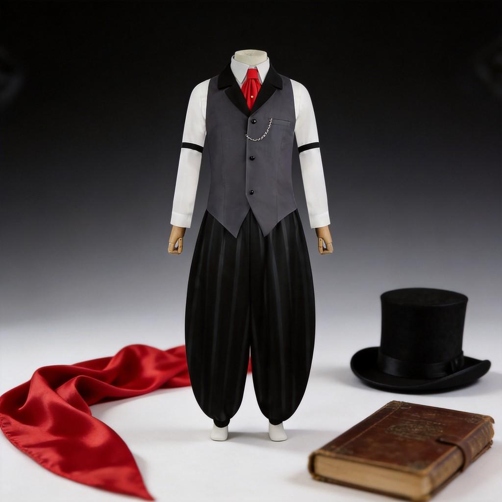 Hazbin Hotel Sir Pentious Cosplay Costume With Soft Nylon For Anime Role Play