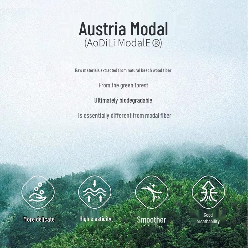 Miiow Men's Lenzing Modal Antibacterial Seamless Boxer Briefs (3-Pack)