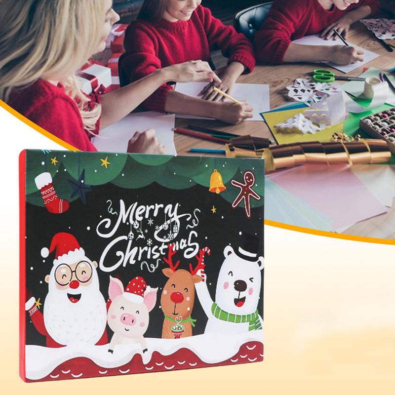 Adventskalender Schmuck Halskette Armband Set Adventskalender Weihnachten Adventskalender Weihnachts-Countdown-Kalender Schmuck