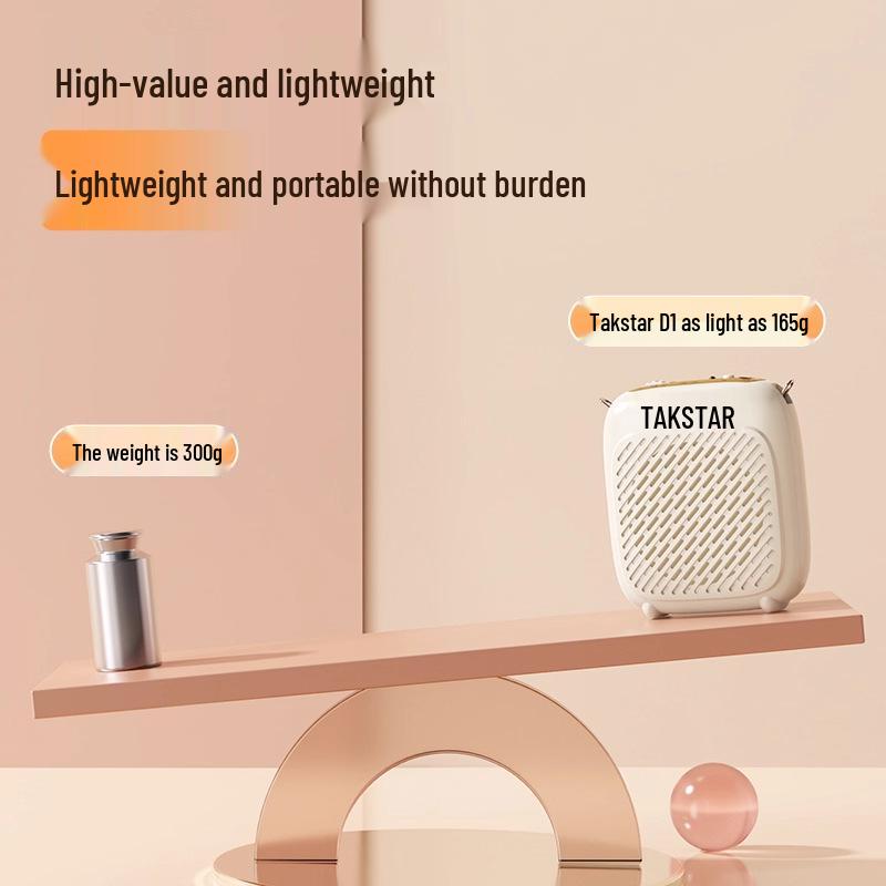 

Desheng D1 Little Bee Bluetooth Classroom Amplifier: Wireless Microphone and Speaker System for Teachers фіолетовий