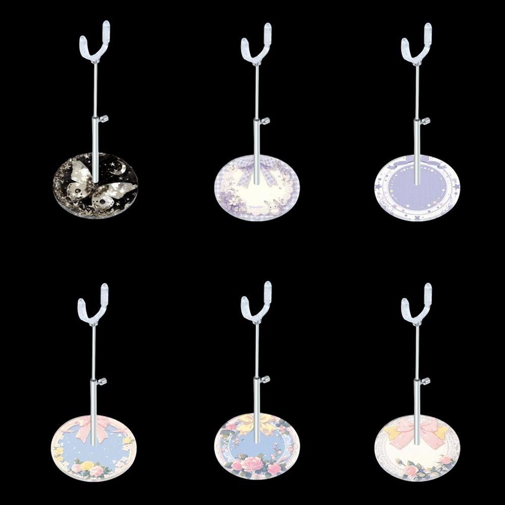Shaped Base Doll Standing Bracket Retractable Model Holder Doll Display Rack  Doll Accessories