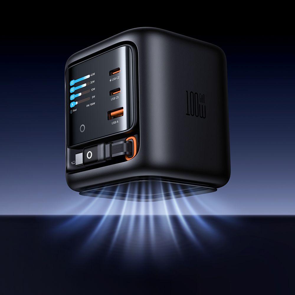 Mcdodo Szybka Ładowarka Z Wbudowanym Kablem Zasilacz 4X Usb-C Usb-A 100W