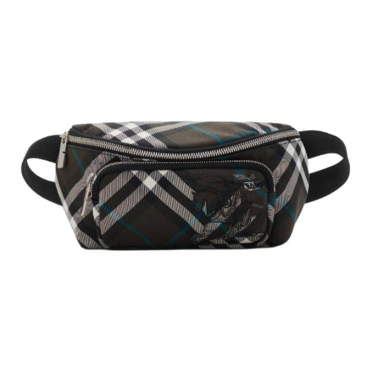 

Burberry Check Pattern Zip Closure Polyester Waist Bag Small Men Waist Bag Brown 81067151 Basic Set (Bag+Dust Bag)
