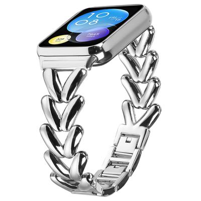 Pasek ze stopu cynku do zegarka Xiaomi Redmi Watch 4, zamiennik skręconego paska metalowego
