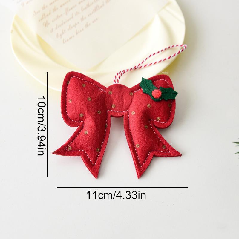 1PC Mini Santa Snowman Decorations Home Felt Holiday Decor Hanging Ornaments Party Multiple Options Available