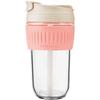 LOCK&LOCK Dual-Drink Glass Tumbler with Straw