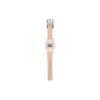 Casio Digital Series S5600 Square 200 Meters Waterproof Quartz Movement Cotton Strap Women watches Gray GMD-S5600CT-4JF