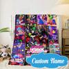 Custom Name Friday night Blanket bed sofa Blanket Flannel Blanket for Camping, Hiking, Picnic Essentials,gift for Fan family