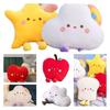 Soft And Fluffy Cloud And Star Plush Pillow Toy For Teenagers