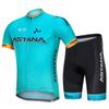 Mens Cycling Jersey Bib Shorts Set Breathable Road Bike Outfit With Gel Pad