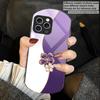 Lucky Four-leaf Clover For iPhone 16 15 14 13 Plus 12 Mini 11 Pro Max XR Xs X 7 8 6 6S Elliptical Tempered Glass Phone Case