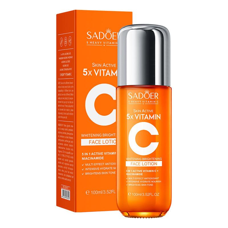 Sadoer Пятикратный Витамин C Осветляющий Укрепляющий Увлажняющий Лосьон Для Сияющей Кожи