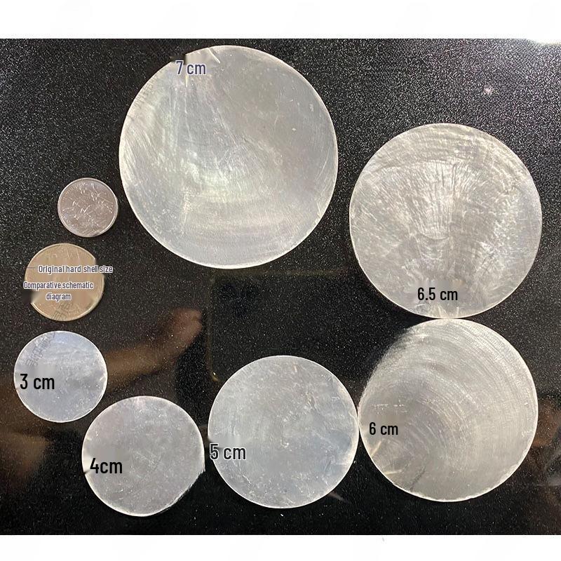 Mica Flakes Seashell Wind Chimes with Mother-of-Pearl for DIY Decorative Lighting & Mirrors, Wedding Decor, and Painting Accessories.