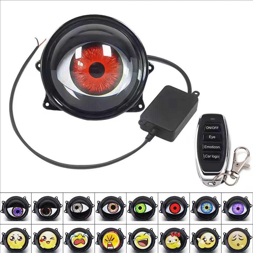 

Dynamic LED Car Headlights with Devil Eye & Eagle Eye Design • Cool Decoration Headlight Assembly • Modified Car Accessories 1.5W