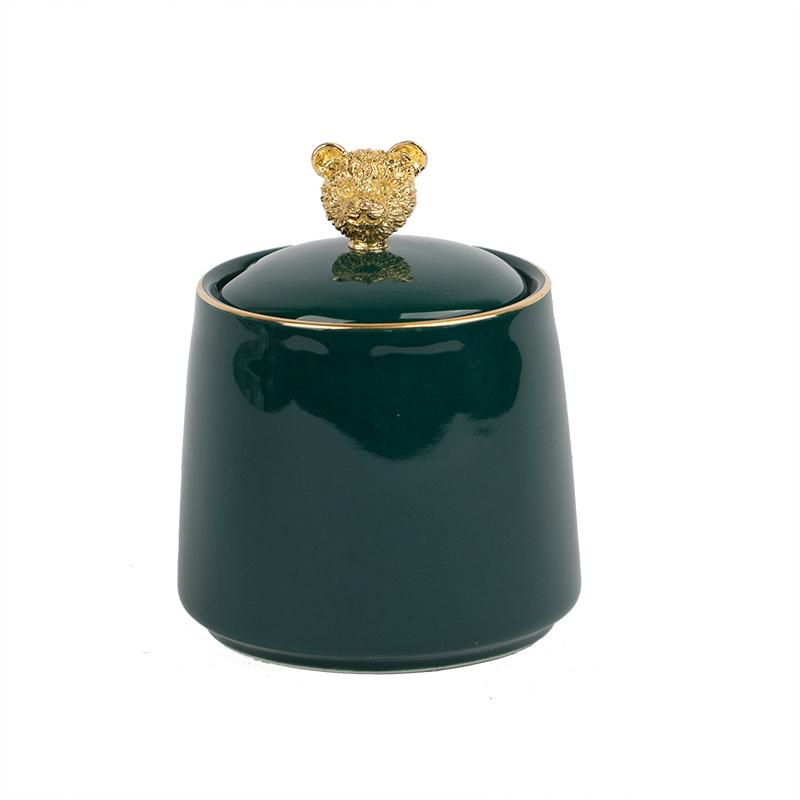 

Керамическая банка для приправ Nordic Green, набор кухонных принадлежностей, бутылки для приправ, ложка с крышкой, солонка в виде медведя, контейнер для специй