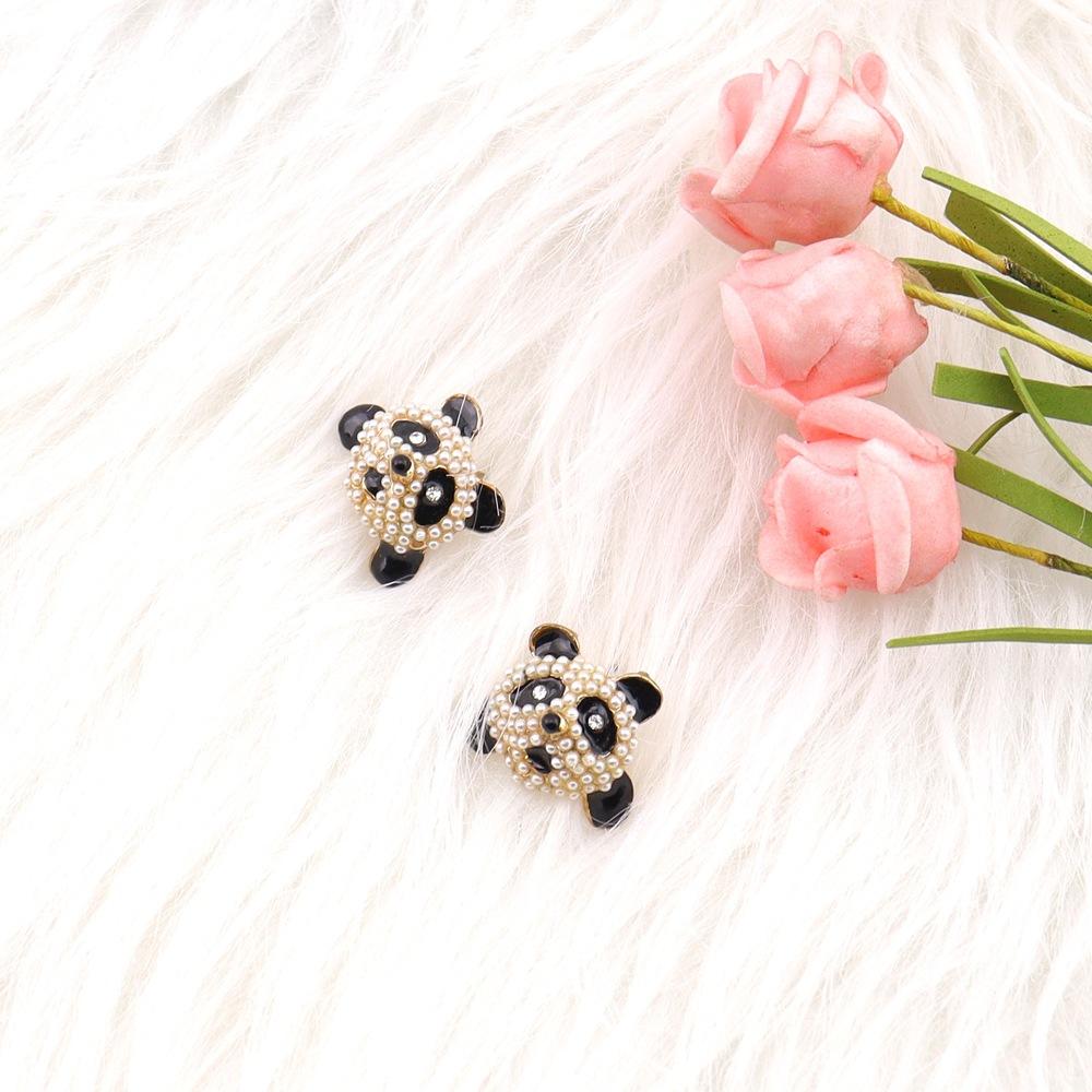 

Fashion Panda Stud Earrings Cute Earrings Female Elegance Temperament Earrings Panda Earrings Earrings E86