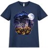 Owl T-Shirt Wildlife Graphic Tee Nature Bird Animal Lover Forest Gift Top