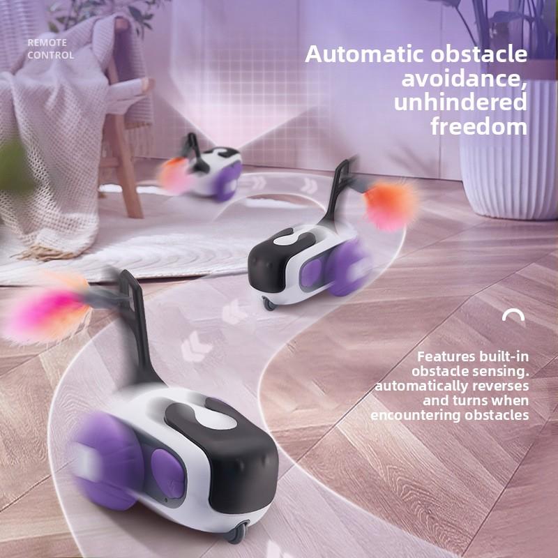 Intelligent Cat Teaser Remote Control Car Electric Kitten Toys Pet Supplies