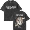 Washed Vintage Tate McRae So Close To What Concert  Tshirt Miss Possessive T Shirts Men Women Fashion Oversized Tshirts