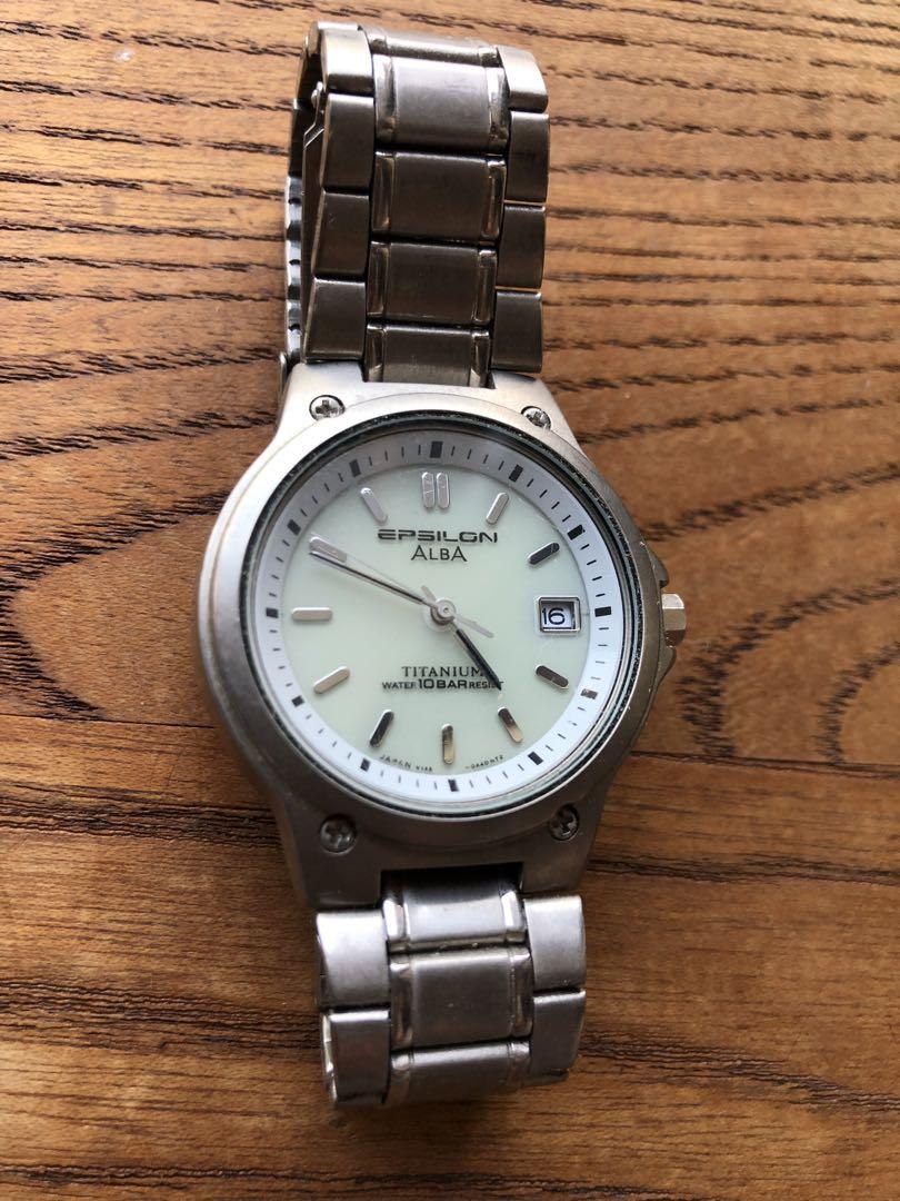 

[USED] Epsilon ALBA Titanium Watch with Date Display