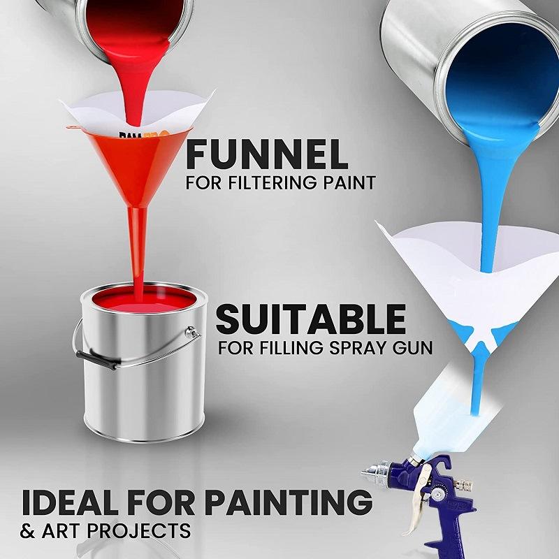 Autolack Spray Mesh Papier Filter Reinigung Siebtrichter Einweg Farbe Filter Konische Nylon Micron Papier Werkzeuge