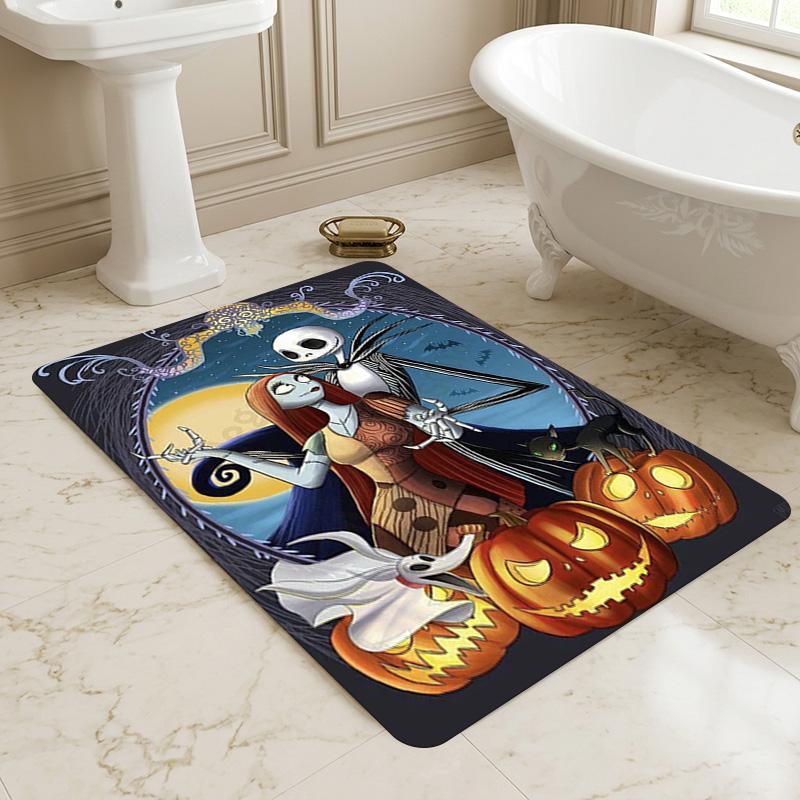 Nightmare Before Christmas Living Room Non-Slip Area Rug Soft Carpet for Bedroom Game Playroom Sofa Office Home Decor Doormat Christmas Gift C9211552