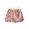MALBON GOLF Air Dot Mesh Print Skirt Red (Woman)