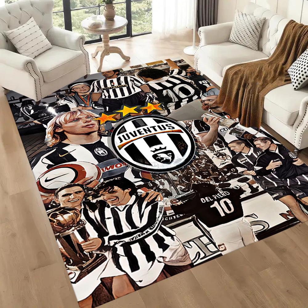 Juventus Area Rug Perfect For Balcony Playrooms Bedrooms Entryway Antislip Rug Office Home Decor Wedding Party Gift