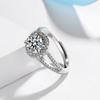 Ring For Women Zirconium Diamond Wide Face Women's Ring Opening Adjustable