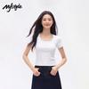 MJ STYLE Basic Short Sleeve T-Shirt
