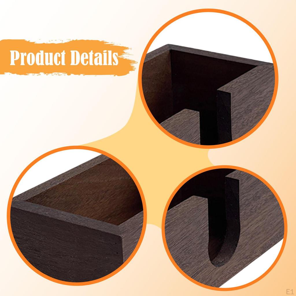 Rectangular Tissue Holder Toilet Paper Dispenser Notepad Organizer Sticky Notes for